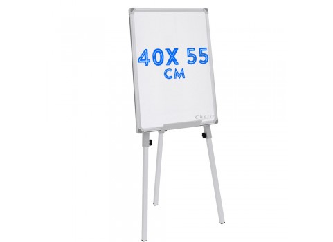 Chalky Teleskopik Ayaklı Beyaz Yazı Tahtası 40x55 cm